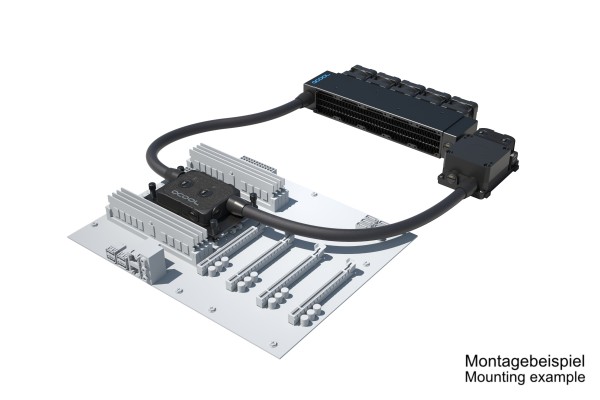 SVK Alphacool ES Pro 1U - 5 x 40 / XPX Pro 1U / Reservoir 1U - DDC310