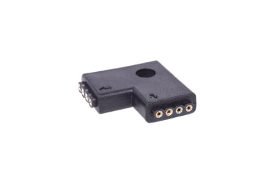 LED Alphacool Aurora LED RGB Verbinder 90° - Black EOL