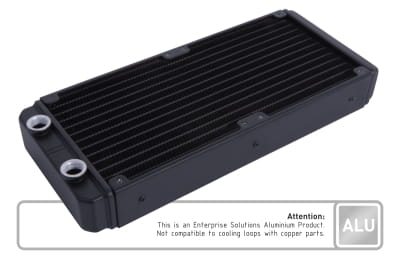 RAD Alphacool ES Aluminium 240 mm T38 - (For Industry only) EOL RAD Alphacool ES Aluminium 240 mm T38 - (For Industry only) EOL