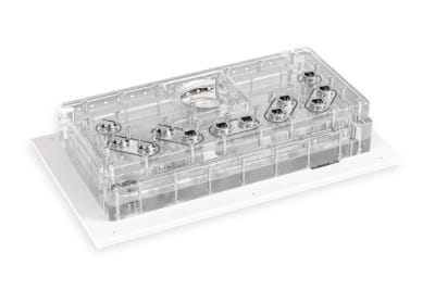 AGB Alphacool Apex Distroplate Dark Base Pro 901 White VPP/D5