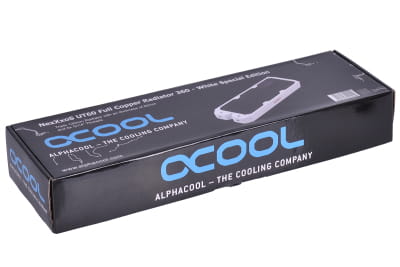 RAD Alphacool NexXxoS UT60 Full Copper 360mm Radiator - White Special Edition