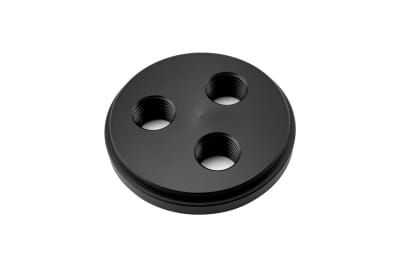 AGZ Singularity Computers Protium Triple Port Cap, Deckel für Ausgleichsbehälter - Acetal, schwarz EOL