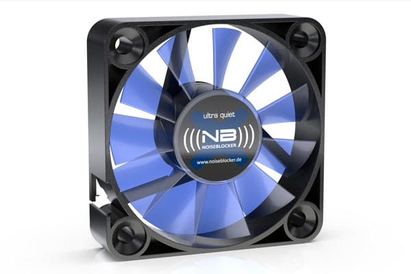 Noiseblocker BlackSilentFan 40mm – Ventola Silenziosa 40x40x10 Mm, 11 DB(A), 2800 Rpm, 2,83 CFM