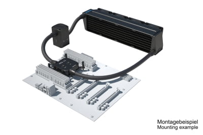 SVK Alphacool ES 2U - 4 x 80 / XPX 1U / Eisstation 80 DC-LT 3600rpm