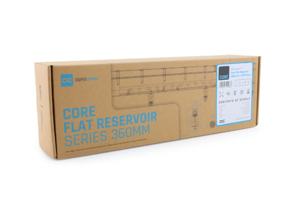 AGB Alphacool Core Flat Reservoir 360 Rechts D5/VPP