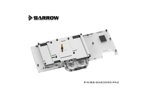 WAK Barrow LRC2.0 full coverage GPU Water Block for GALAX 3090 GAMER OC Aurora EOL