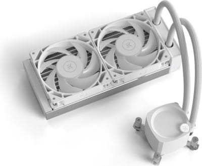 KOI EK Water Blocks EK-Nucleus AIO CR240 Lux D-RGB - White