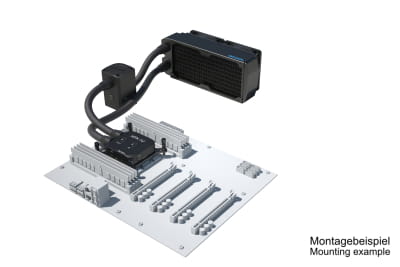 SVK Alphacool ES 3U - 2x 92 / XPX 1U / Eisstation 80 DC-LT 3600rpm