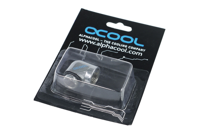 ANF Alphacool HF L-Verbinder G1/4 AG auf G1/4 IG - Chrome PHT EOL