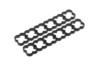 KAB Alphacool Eiskamm Alu X24 - 4mm black - 2 Stück PHT EOL