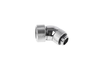 ANS Alphacool Eiszapfen 13mm HardTube Anschraubtülle 45° drehbar G1/4 - Chrome PHT EOL