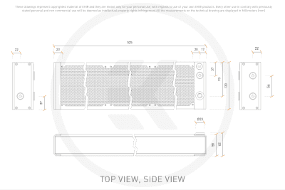 RAD EK Water Blocks EK-Quantum Surface X480M - Black