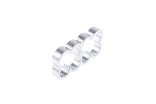 KAB Alphacool Eiskamm Alu X8 - 4mm silver - 4 Stück PHT EOL
