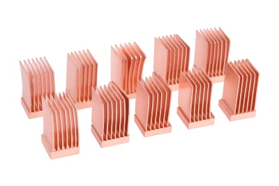 WAR Alphacool GPU RAM Copper Heatsinks 6,5x6,5mm - 10 Stk.