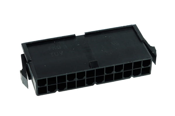 ZK Phobya ATX Power Connector 24Pin Buchse inkl. 24 Pins - Black