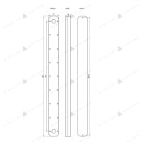 AGB Stealkey CubeTube 360mm - Acryl Würfelrohr