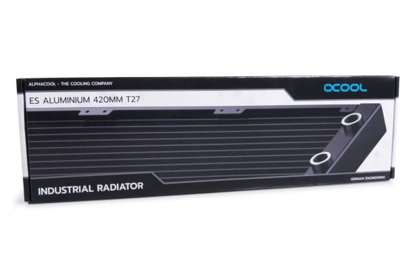 RAD Alphacool ES Aluminium 420 mm T27 - (For Industry only) EOL