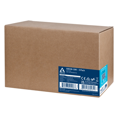 L80 Arctic S8038-10K (4 Pack)(80x80x38 mm Lüfter)