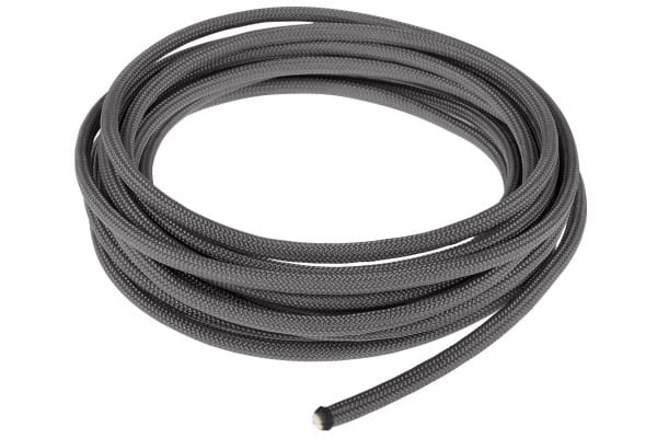 MKA Alphacool AlphaCord Sleeve 4mm - 3,3m (10ft) - Charcoal Grey (Paracord 550 Typ 3) 330cm