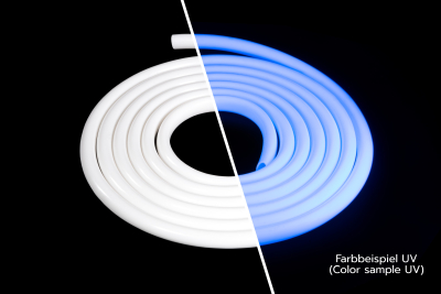 S13 Alphacool Schlauch AlphaTube HF 13/10 (3/8"ID) - UV Weiß 3m (9,8ft) Retailbox 300cm