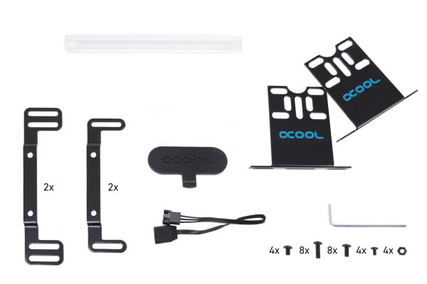 PUM Alphacool Core 200 Aurora Ausgleichsbehälter Acetal/Acryl mit VPP/D5 Apex PWM Pumpe