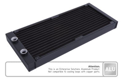 RAD Alphacool ES Aluminium 280 mm T27 - (For Industry only) EOL RAD Alphacool ES Aluminium 280 mm T27 - (For Industry only) EOL