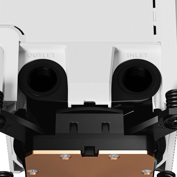 TRYX TURRIS 620 CPU-Luftkühler, Dual-Tower, mit 5-Zoll-Display - 120mm, weiß