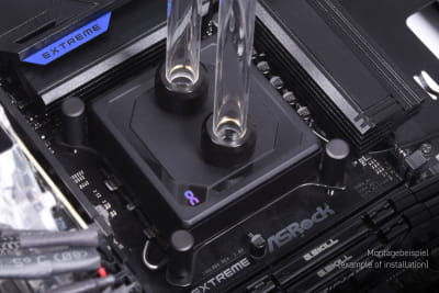 WAC Alphacool Eisblock XPX Aurora Edge - Full Brass Black Digital RGB