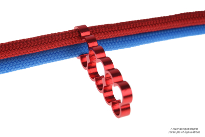 KAB Alphacool Eiskamm Alu X12 - 4mm red - 4 Stück PHT EOL