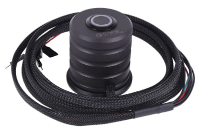 SEN Alphacool Powerbutton mit Taster 19mm rot beleuchtet - Deep Black