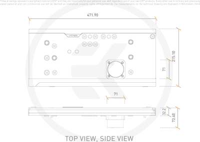 AGB EK Water Blocks EK-Quantum Reflection2 PC-O11D XL D5 PWM D-RGB - Plexi