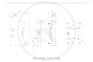 WAC EK Water Blocks EK-Quantum VelocityÂ² D-RGB - AM5 Nickel + Plexi