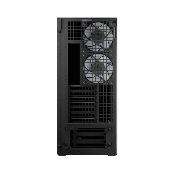 GHE Arctic Xtender VG (Mirror Black) Premium E-ATX PC-Gehäuse mit vertikaler GPU-Montage
