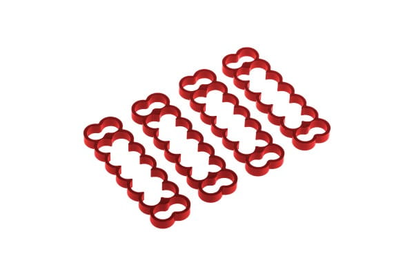 KAB Alphacool Eiskamm Alu X14 - 4mm red - 4 Stück PHT EOL