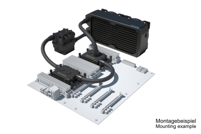 SVK Alphacool ES Pro 4U - 2 x 120 UT / 2x XPX Pro 1U / Reservoir 2U - DDC310 SVK Alphacool ES Pro 4U - 2 x 120 UT / 2x XPX Pro 1U / Reservoir 2U - DDC310