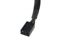LK Phobya Y-Kabel 3Pin Molex auf 4x 3Pin Molex -  Schwarz 60cm