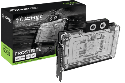 INNO3D RTX 5090 iChill Frostbite 32GB | Watercooled GPU - Aquatuning