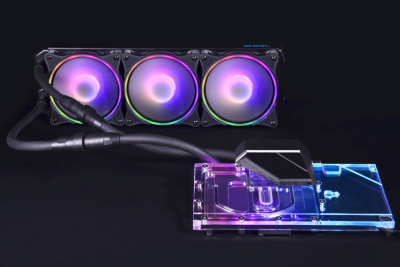 KOI B-Ware Alphacool Eiswolf 2 AIO - 360mm RTX 3090 TI Founders Edition mit Backplate EOL