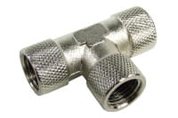 ANF T-piece inner thread G1/4 - compact – knurled - MSV