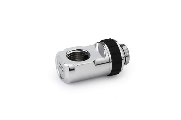 Alphacool Apex Grip adapter 90° OT/IT G1/4 rotatable chrome