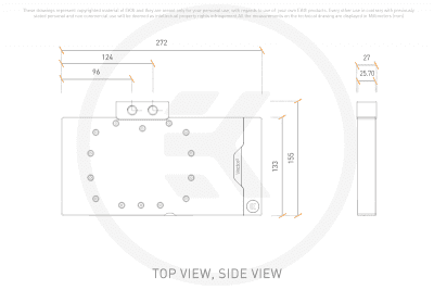 WAK EK Water Blocks EK-Quantum Vector2 Master RTX 4090 D-RGB - Nickel + Acetal