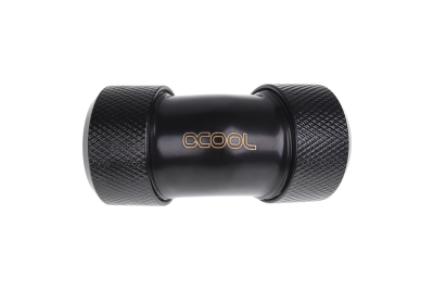 ANS Alphacool Eiszapfen 16mm HardTube Anschraubtülle 45° L-Verbinder - Deep Black PHT EOL