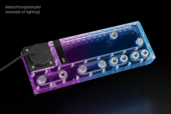 AGB Alphacool Core Distro Plate 360 Rechts D5/DDC V.2 mit D5 Apex Pumpe