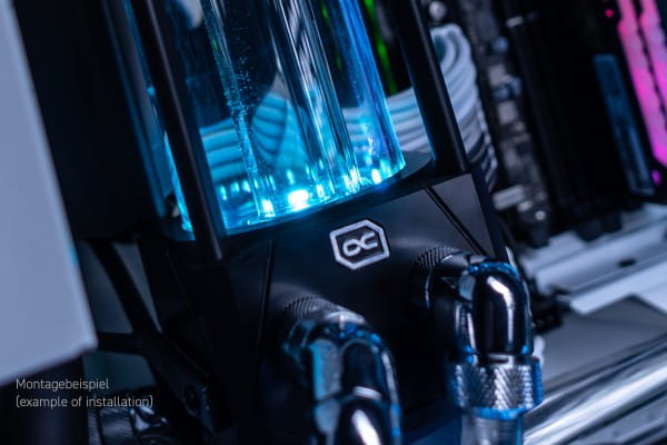 PUM Alphacool Eisbecher Aurora D5 Acetal/Glas - 250mm inkl. Alphacool VPP Apex