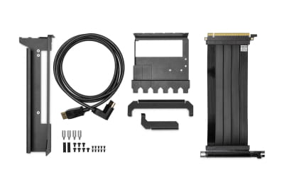 KAB EK Water Blocks EK-Loop Vertical GPU Holder EVO - Gen4 Riser (shifted)