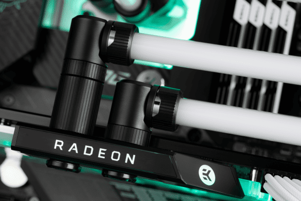 ANF EK Water Blocks EK-Quantum Torque Adapter 90 Grad G1/4 Zoll AG auf G1/4 Zoll IG - drehbar, schwarz