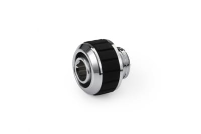 Alphacool Apex Grip SoftTube fitting 13/10mm G1/4 chrome Set 6 pcs