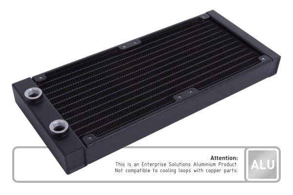 RAD Alphacool ES Aluminium 240 mm T27 - (For Industry only) EOL