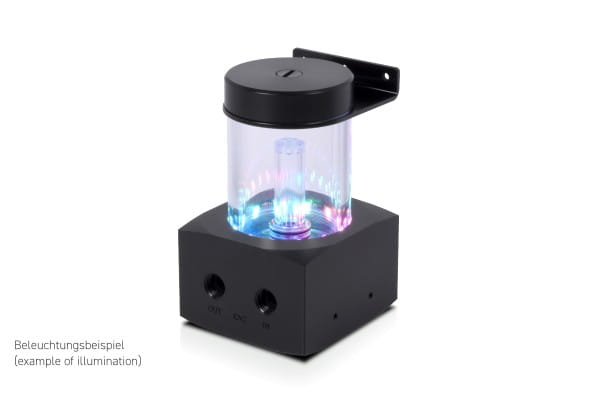 PUM Alphacool Core 100 Aurora Ausgleichsbehälter Acetal/Acryl mit VPP/D5 Apex PWM Pumpe
