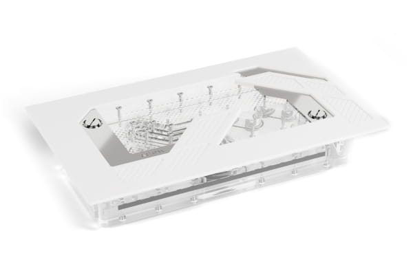 AGB Alphacool Apex Distroplate Dark Base Pro 901 White mit VPP/D5 Apex PWM Pumpe